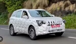 Mahindra XUV 7XO Spied details