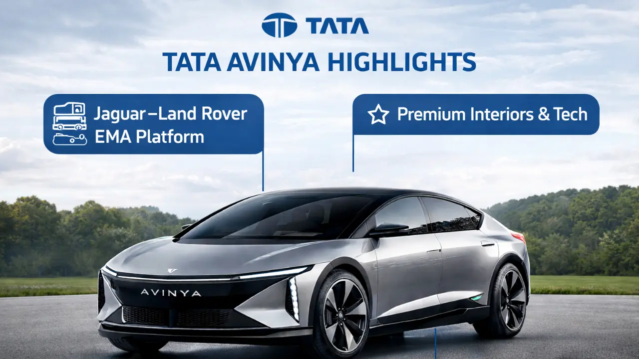 Tata Avinya: 2026 में Tata की सबसे बड़ी EV चाल! Jaguar-Land Rover वाली Technology अब Avinya में