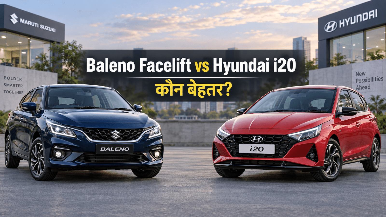 Baleno Facelift vs Hyundai i20: 7 बड़े फायदे और 3 कमियां, जानें किसकी डील ज्यादा दमदार
