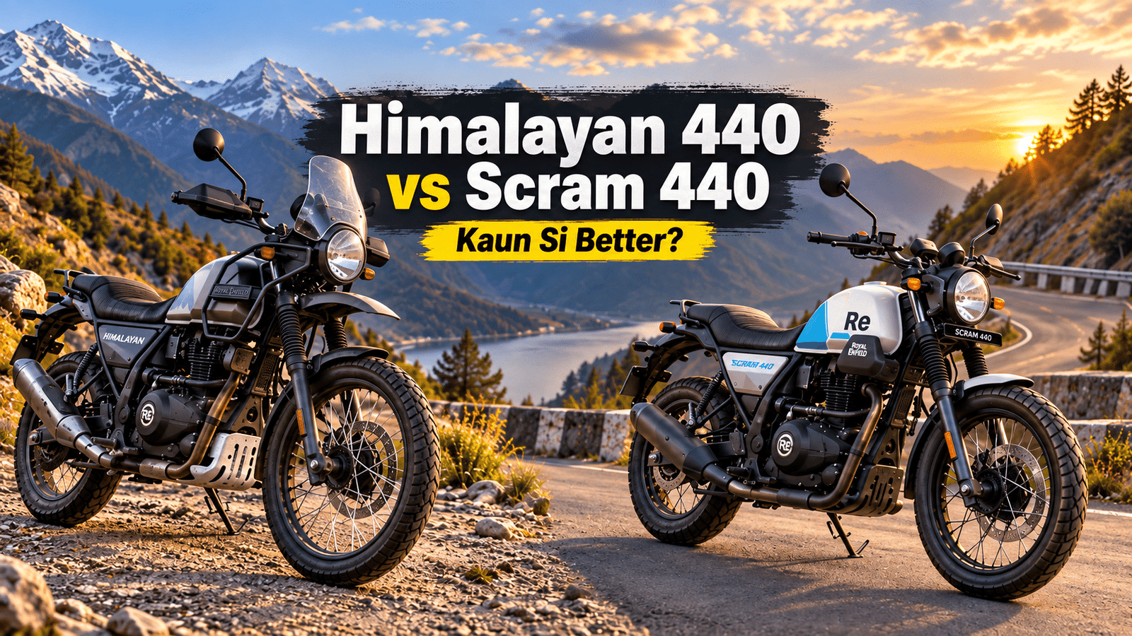 Himalayan 440 vs Scram 440: 5 बड़े फर्क, गलत बाइक चुनी तो बाद में होगा पछतावा