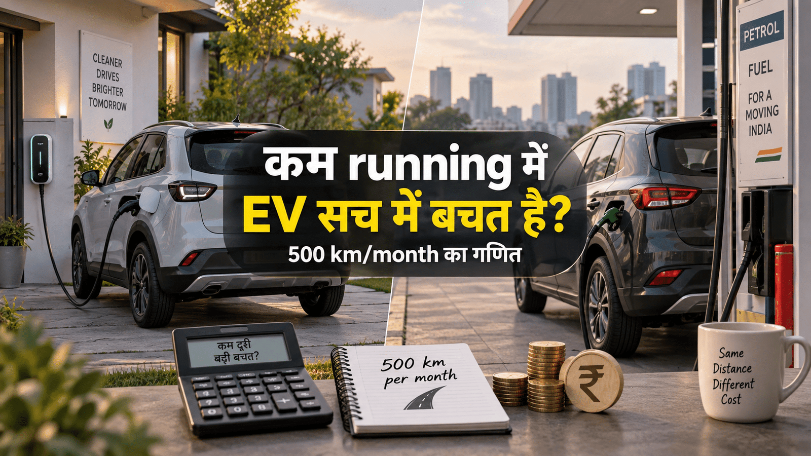 कम Running वालों के लिए EV कहीं महंगी गलती तो नहीं? 500 km/month का चौंकाने वाला गणित, लेकिन सही Buyer की हो सकती है बड़ी बचत